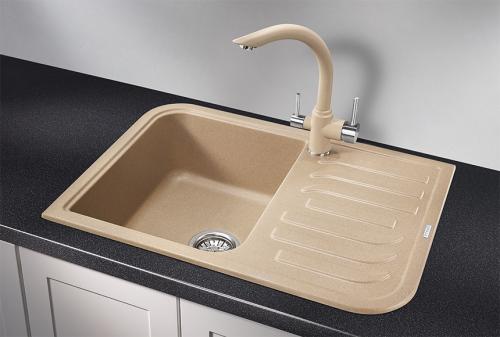 Кухонная мойка GRANULA 7001, ПЕСОК, кварц