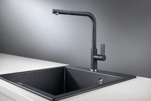 Кухонный смеситель GRANULA 2502, ШВАРЦ