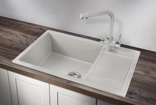 Кухонная мойка GRANULA 7805, БАЗАЛЬТ, кварц