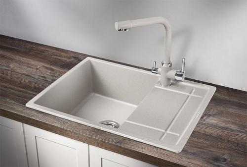Кухонная мойка GRANULA 6501, БАЗАЛЬТ, кварц