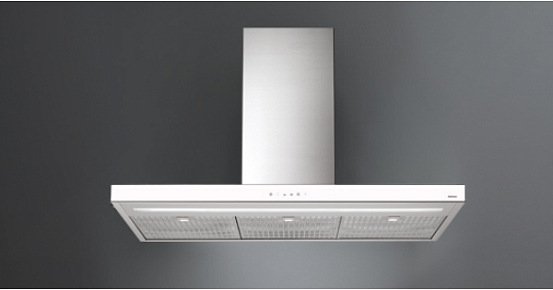 Falmec Design LUCE isola 90 inox vetro bianco (800)