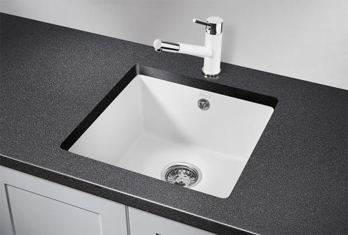 Кухонная мойка GRANULA 4451, АРКТИК (БЕЛЫЙ), кварц