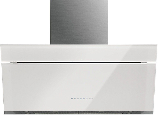 Falmec Design+ BUTTERFLY isola 90 inox vetro bianco (800)
