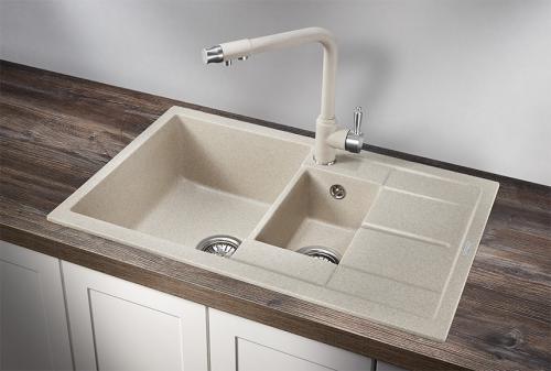Кухонная мойка GRANULA 7802, ПИРИТ, кварц