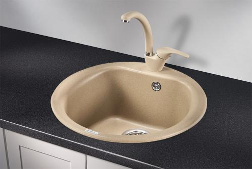 Кухонная мойка GRANULA 5101, ПЕСОК, кварц