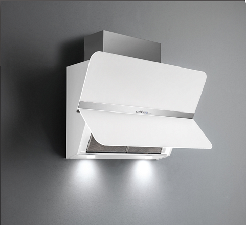 Falmec Silence FLIPPER NRS 85 inox vetro bianco (800)