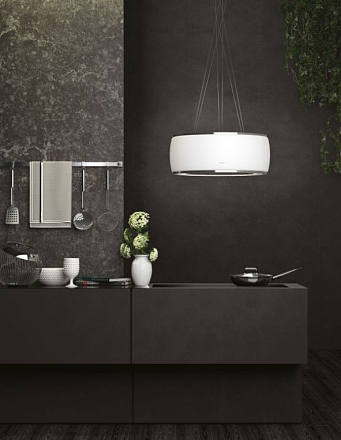 Falmec Circle.Tech SOFFIO isola 58 vetro bianco satinato (600)