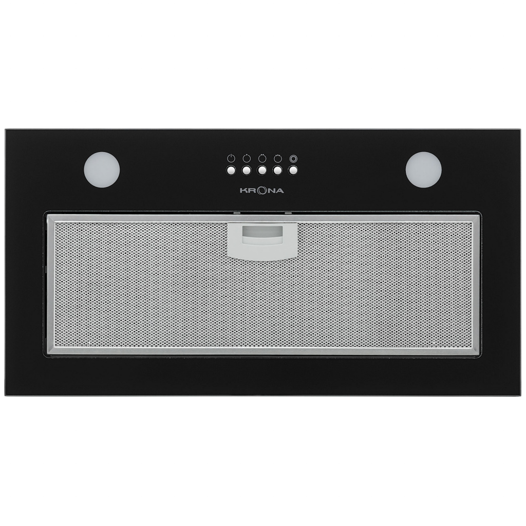 KRONA LUISA 600 GLASS BLACK PB вытяжка кухонная