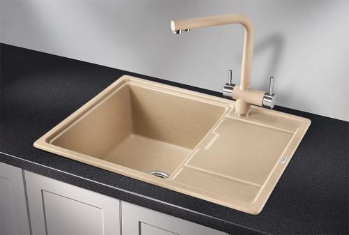 Кухонная мойка GRANULA 6503, ПЕСОК, кварц