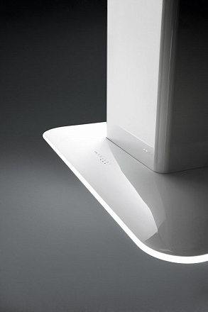 Falmec Silence VELA NRS isola 100 vetro bianco (800)