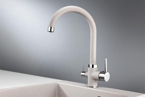 Кухонный смеситель GRANULA 2168, АНТИК (БЕЖЕВЫЙ)