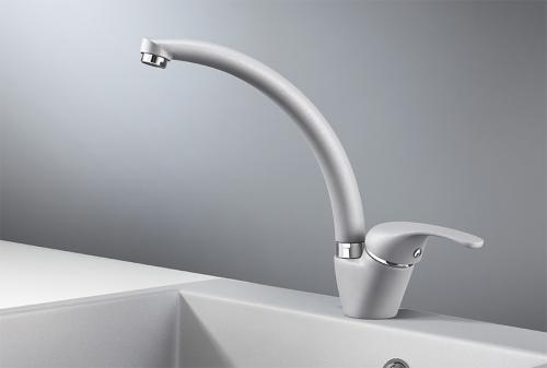 Кухонный смеситель GRANULA 2024, АЛЮМИНИУМ