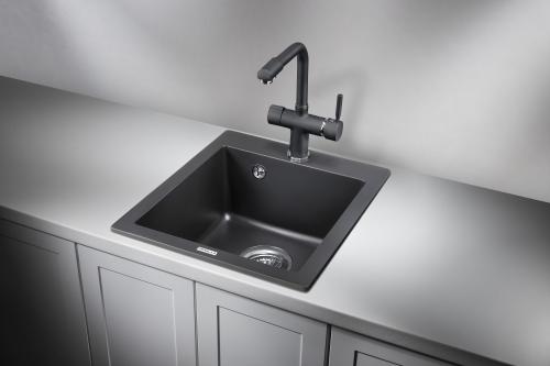 Кухонная мойка GRANULA 4201, ТУРМАЛИН, кварц