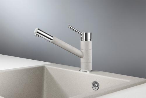 Кухонный смеситель GRANULA 0010, БАЗАЛЬТ