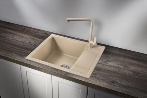 Кухонная мойка GRANULA 6002, ПЕСОК, кварц