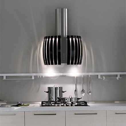 Falmec Design+ PRESTIGE 65 inox vetro nero (800)