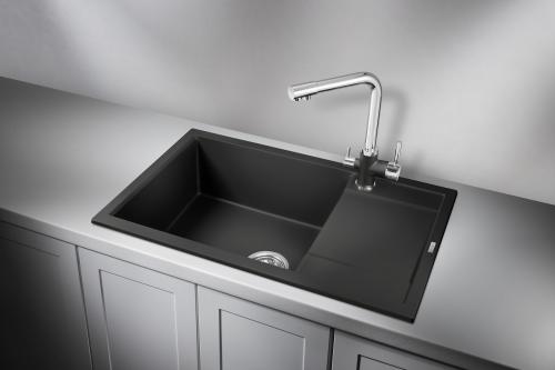 Кухонная мойка GRANULA 7805, ТУРМАЛИН, кварц