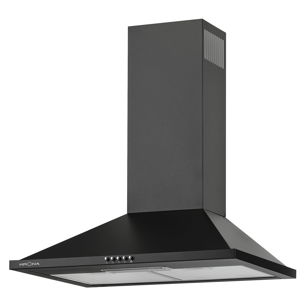 KRONA
BELLA 600 BLACK push button вытяжка кухонная
