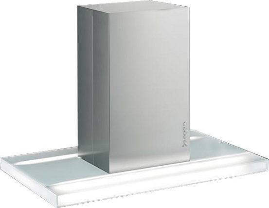 Falmec Fasteel LUX isola 90 inox vetro chiaro (800)