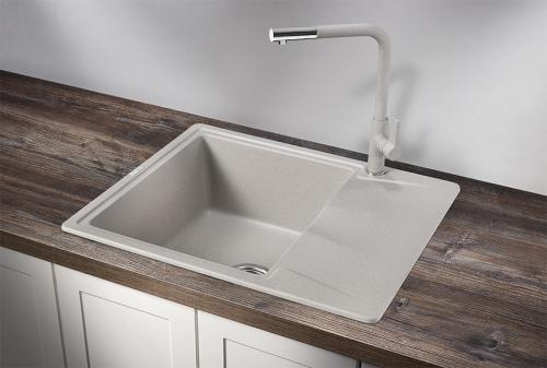 Кухонная мойка GRANULA 6201, БАЗАЛЬТ, кварц