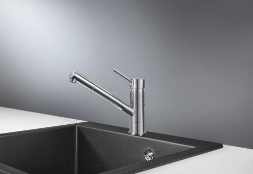 Кухонный смеситель GRANULA 0010, ХРОМ СМЕСИТЕЛЬ КУХОННЫЙ