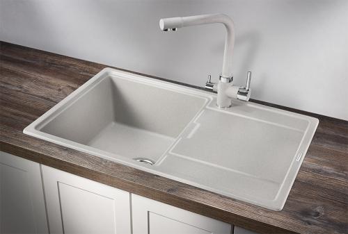 Кухонная мойка GRANULA 7804, БАЗАЛЬТ, кварц