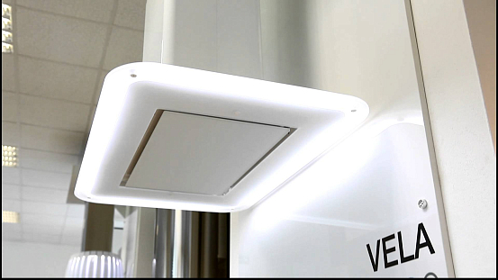 Falmec Silence VELA NRS isola 100 vetro bianco (800)