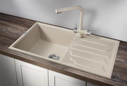 Кухонная мойка GRANULA 8601, ПИРИТ, кварц
