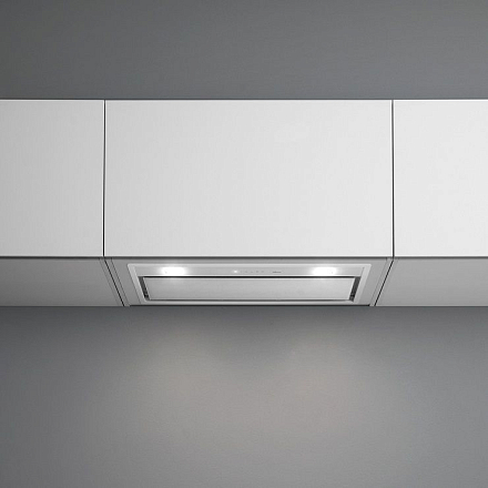 Falmec Design GRUPPO INCASSO MURANO 50 inox vetro bianco (800)