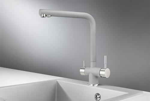 Кухонный смеситель GRANULA 2305, СЛАНЕЦ