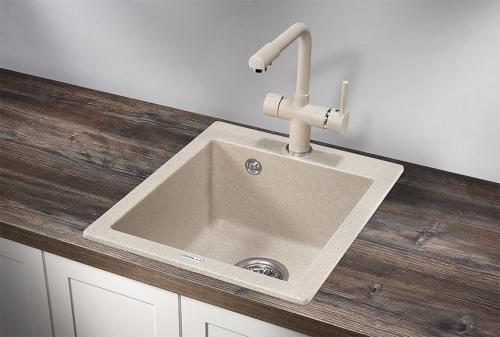 Кухонная мойка GRANULA 4201, ПИРИТ, кварц