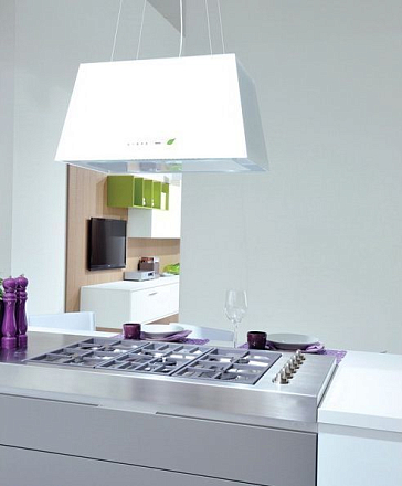 Falmec E.ion LUMIERE isola 67 vetro bianco (450)