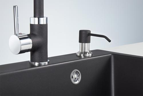 Кухонный дозатор GRANULA 1403, ШВАРЦ (чёрный металлик)