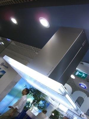 Falmec Fasteel LUX isola 120 inox vetro chiaro (800)