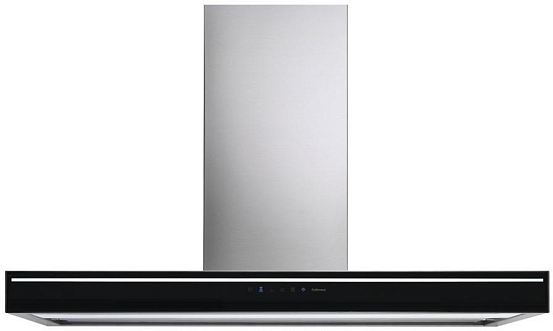 Falmec Silence LUMINA NRS isola 90 inox vetro nero (800)