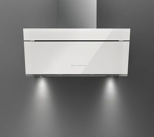 Falmec Design+ BUTTERFLY 90 inox vetro bianco (800)