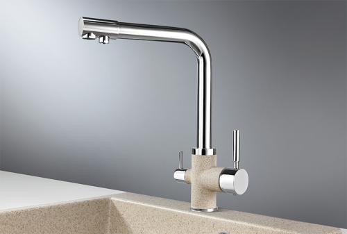 Кухонный смеситель GRANULA 3015, XРОМ/КЛАССИК