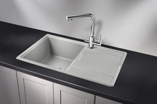 Кухонная мойка GRANULA 7804, СЛАНЕЦ, кварц