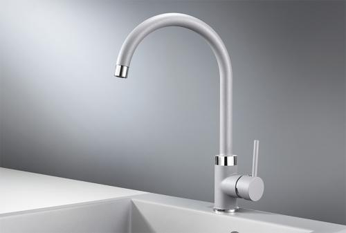 Кухонный смеситель GRANULA 2125, АЛЮМИНИУМ