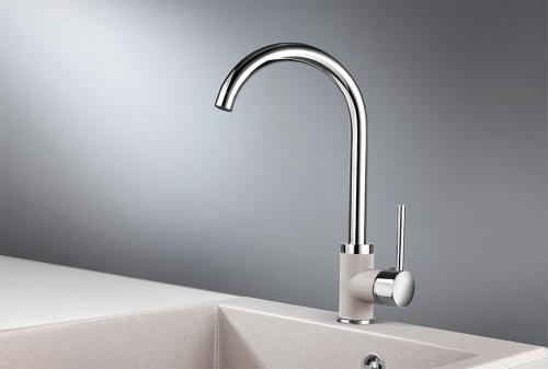 Кухонный смеситель GRANULA 3125, XРОМ/АНТИК (БЕЖЕВЫЙ)