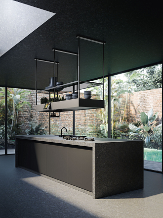 Falmec CIRCLE.TECH ISOLA SPAZIO steel (600)