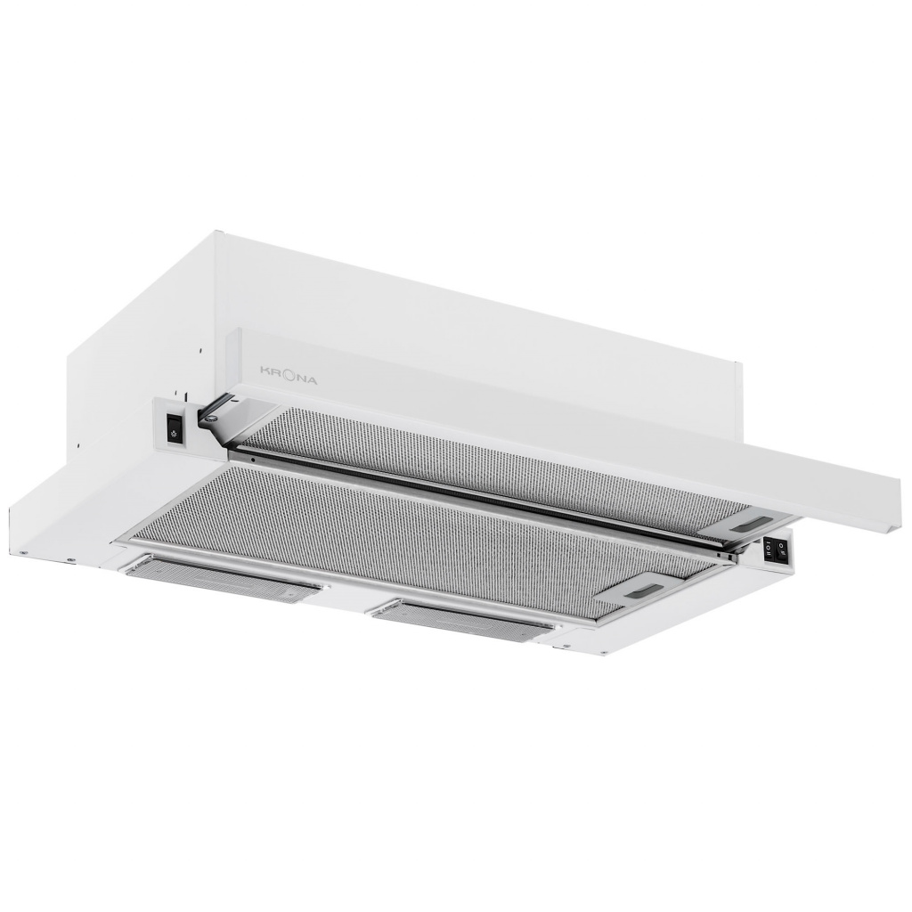 KRONA VENDY 600 WHITE (1 мотор) вытяжка кухонная