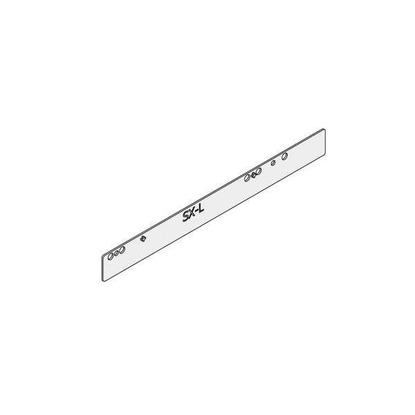 Расширитель левый, толщина 2мм, для направляющих Hettich