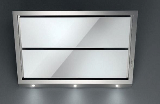 Falmec Design GLEAM 90 inox vetro bianco (800)