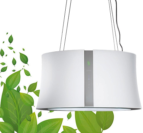 Falmec E.ion ZEPHIRO isola 66 vetro bianco satinato (450)