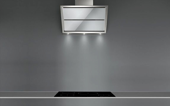 Falmec Design GLEAM 90 inox vetro bianco (800)