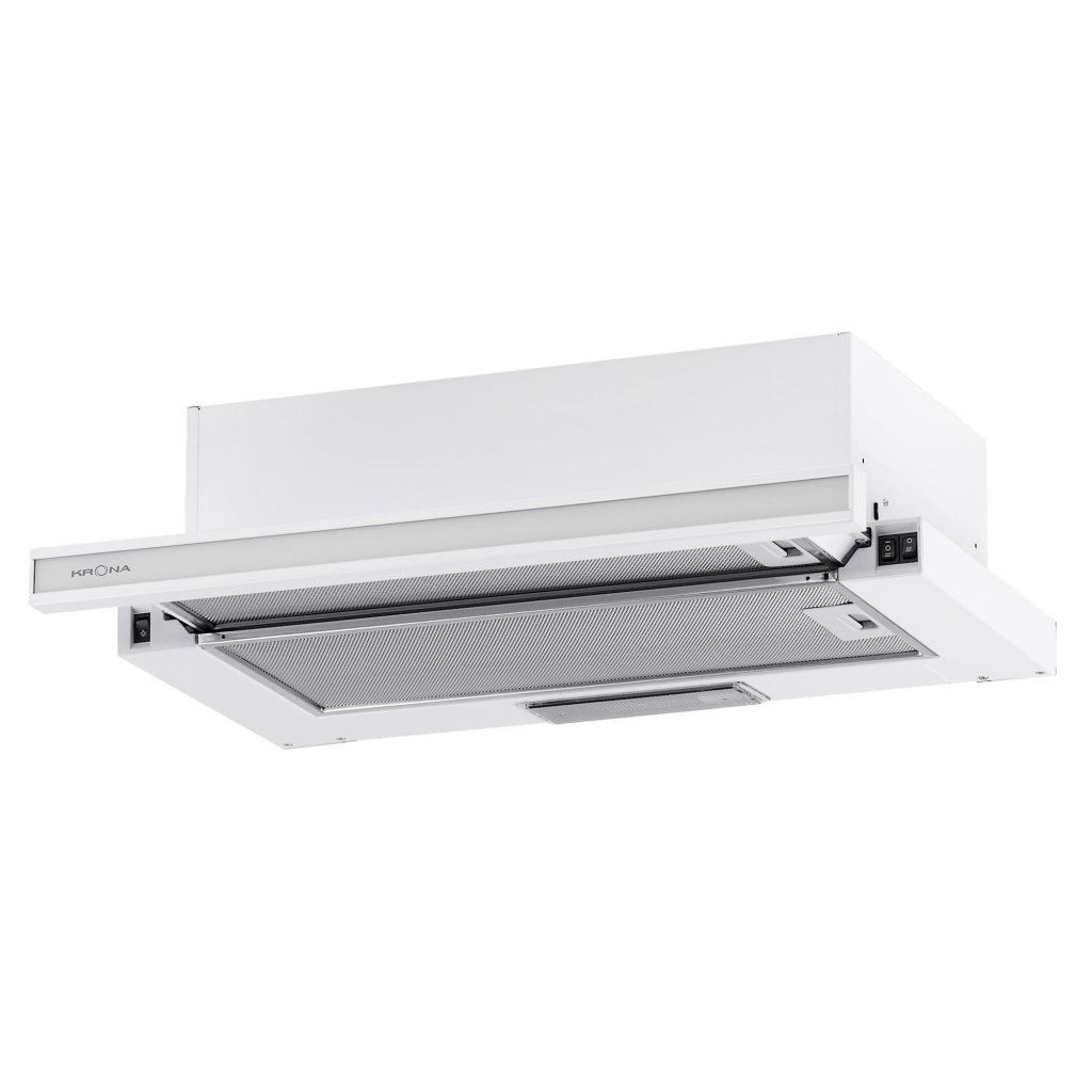 KRONA
KAMILLA 600 GLASS WHITE вытяжка кухонная