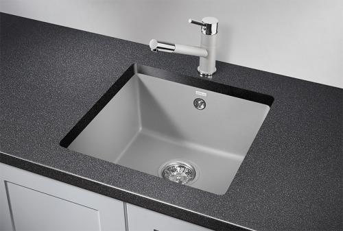 Кухонная мойка GRANULA 4451, АЛЮМИНИУМ, кварц