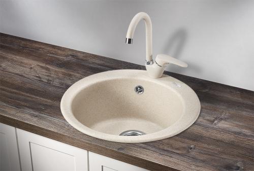 Кухонная мойка GRANULA 4801, ПИРИТ, кварц