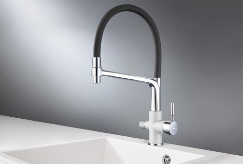 Кухонный смеситель GRANULA 0075, АРКТИК